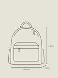 Hype blue pastel abstract backpack 42cm, UK version