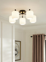 Next Black Ryker 5 Light Flush Ceiling Light Fitting- Buy online at McGrocer