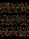 Premier Decorations 430 LED warm white Christmas garland 2.7m - British product