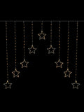 Premier Decorations warm white LED star curtain lights 1.2m (British brand)