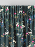 Sara Miller Green Lemur made to measure curtains - British product