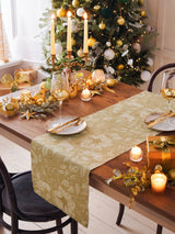 Next Paoletti Gold Stag Large Christmas Table Runner- Buy online at McGrocer