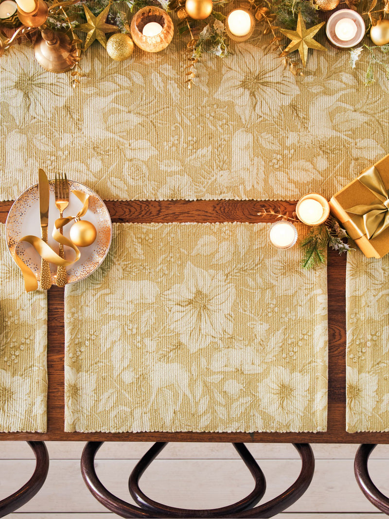 Paoletti gold stag table placemats set of 4, imported from the UK
