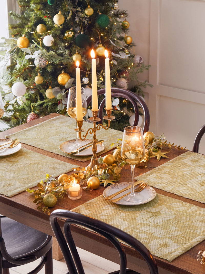 Paoletti gold stag table placemats set of 4, imported from the UK