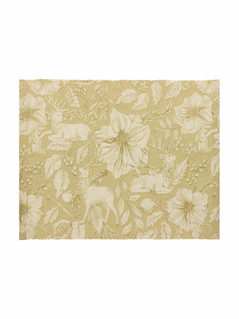 Paoletti gold stag table placemats set of 4, imported from the UK