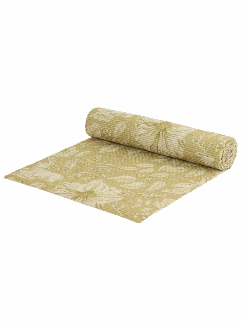 Paoletti Gold Stag Christmas table runner 180cm x 35cm, imported from the UK