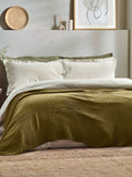 Yard oversized muslin crinkle cotton throw - British product