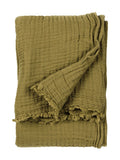 Yard oversized muslin crinkle cotton throw - British product