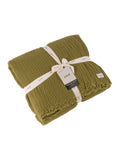 Yard oversized muslin crinkle cotton throw - British product