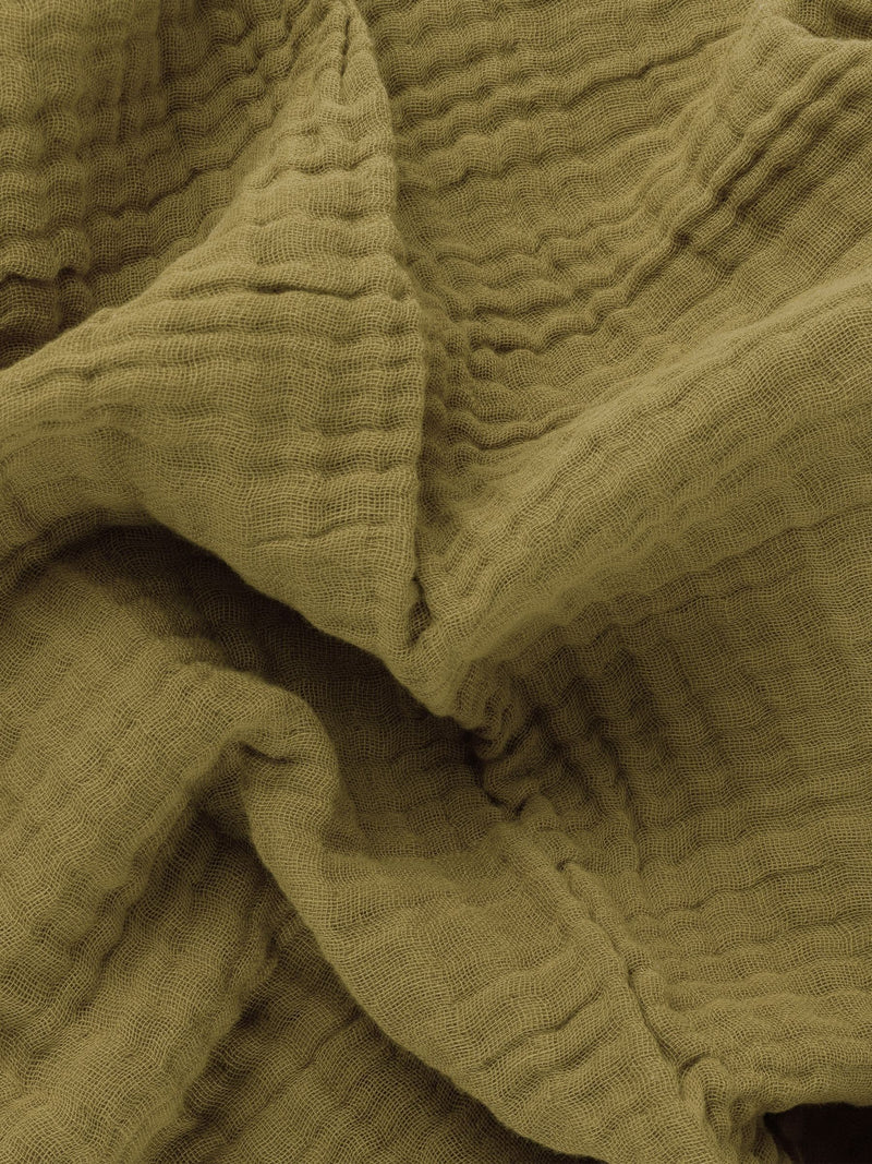 Yard oversized muslin crinkle cotton throw - British product