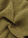 Yard oversized muslin crinkle cotton throw - British product