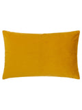 Paoletti Gold Lexington diamond velvet cushion 60x40cm, UK version