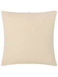 Furn Natural Dakota cushion tufted leaf design 45cm (British brand)