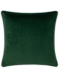 Wylder Nature orange velvet cushion with mushroom pattern - British product