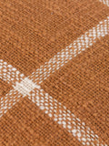 Yard Beni Check cushion Ginger Brown 45x45cm imported from the UK