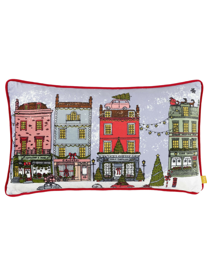 Furn Red Christmas Spirit cushion 50x30cm, UK version