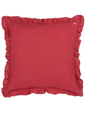 Paoletti floral cotton velvet cushion 50cm, imported from the UK