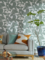 Next Green Art Leaf Wallpaper Sample A4- Buy online at McGrocer