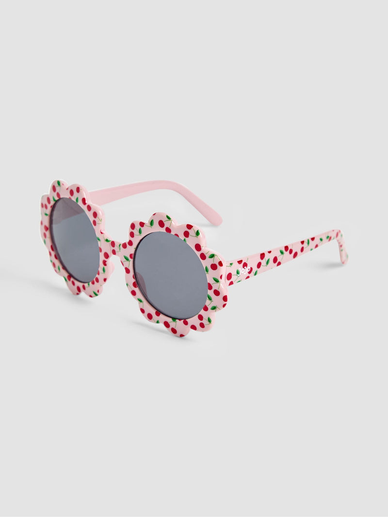 JoJo Maman Bébé pink cherry flower sunglasses (British brand)
