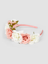 Next JoJo Maman Bébé Dusky Pink Floral Headband- Buy online at McGrocer