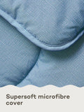Night Lark 10.5 Tog Coverless Duvet, imported from the UK