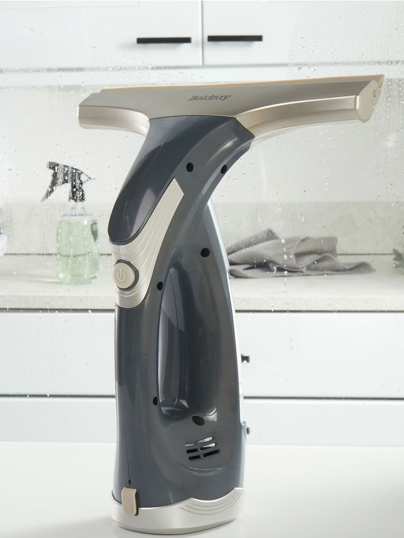 Beldray grey cordless window vacuum - British product