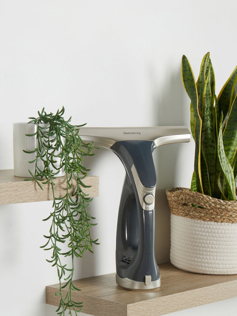 Beldray grey cordless window vacuum - British product