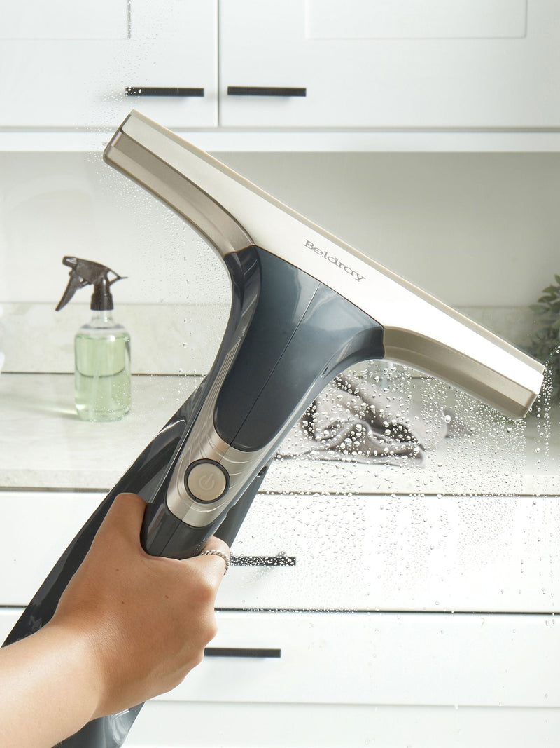 Beldray grey cordless window vacuum - British product