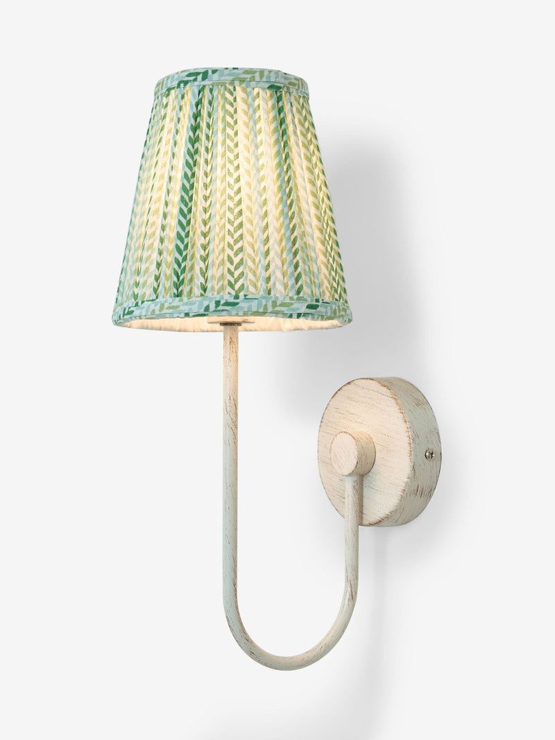 Nina Campbell Larch wall light Green/White 37cm - British product