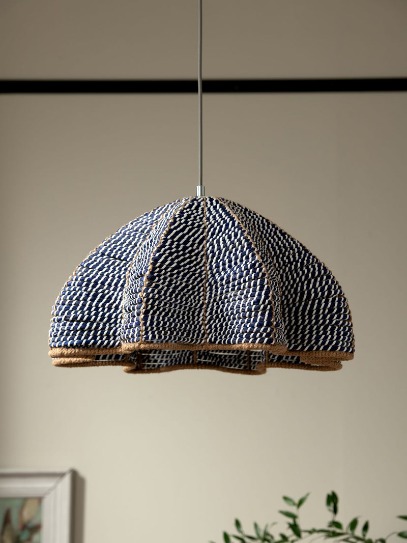 Nina Campbell blue easy fit echinus shade, UK version