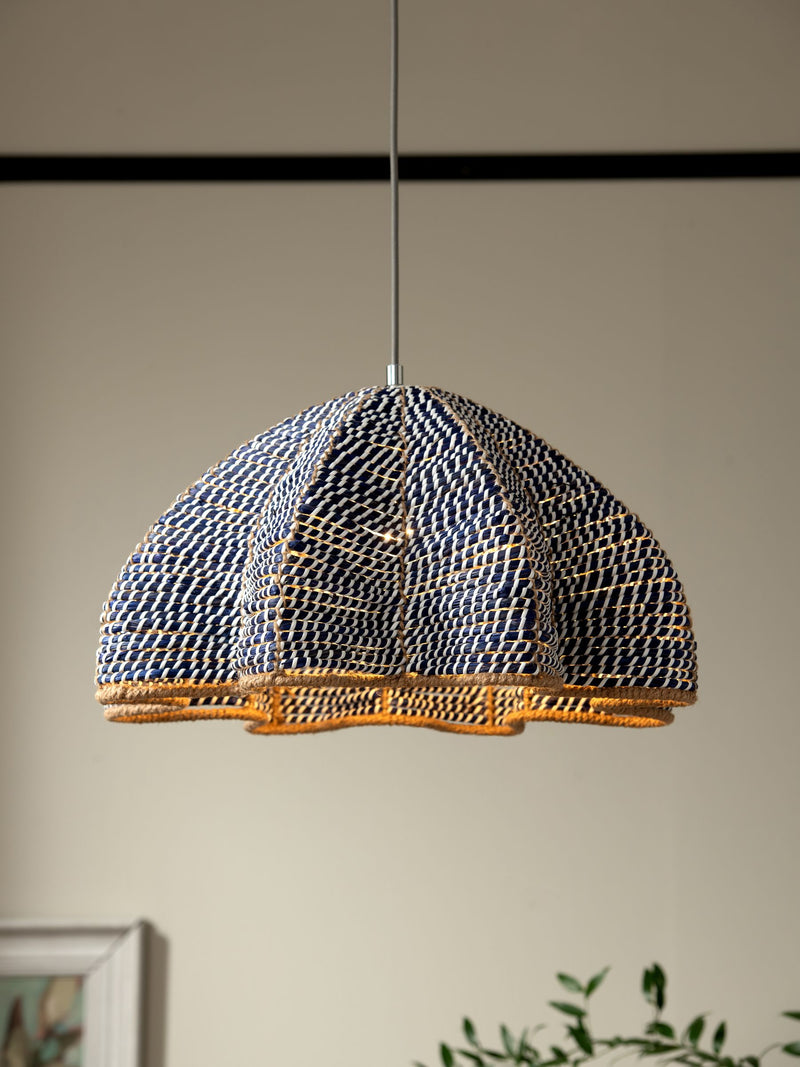 Nina Campbell blue easy fit echinus shade, UK version