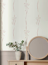 Next Wallpaper Sample Pink Antoinette Bow A4- Buy online at McGrocer