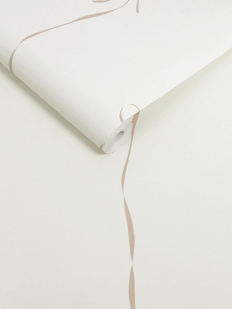 Antoinette Bow Pink wallpaper sample A4 (British brand)