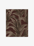 Damson Glamtique Leaf A4 wallpaper sample, imported from the UK