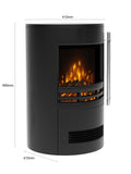 Be Modern Tunstall electric stove 89.5cm, UK version