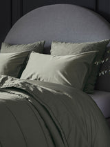 Next Bedfolk Green Luxe Cotton Pillowcases Set of 2- Buy online at McGrocer