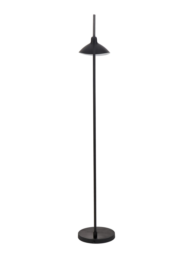 Pacific Black Toulon floor lamp with iron construction, (British brand)