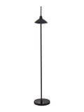 Pacific Black Toulon floor lamp with iron construction, (British brand)