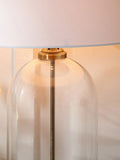Pacific Brass glass cloche table lamp 60cm (British brand)
