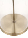 Pacific Brass glass cloche table lamp 60cm (British brand)