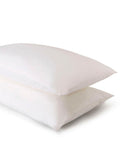 Clusterfull medium support white pillow pair standard size - British product