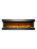 Adam Black Sahara panoramic electric fire 61 inch media wall (British brand)