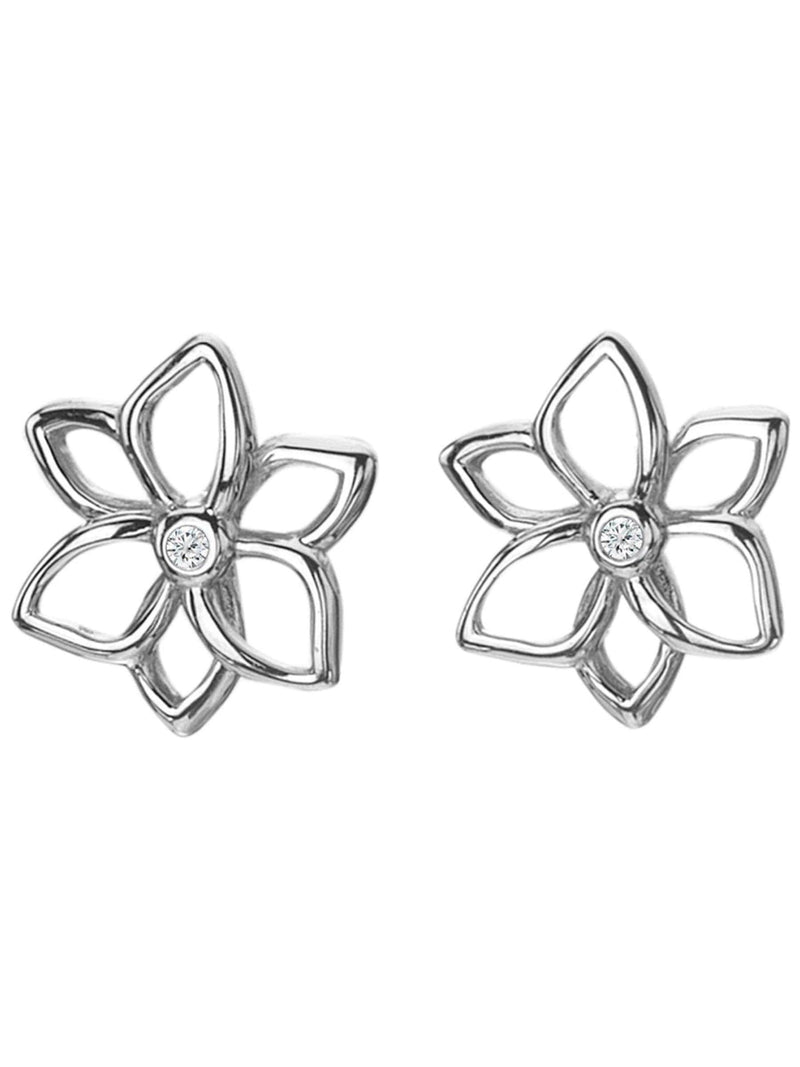 Hot Diamonds Diamond Amulet Stud Earrings 9mm x 9mm, UK version
