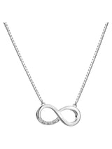 Next Sterling Silver Infinity Pendant Necklace with Adjustable Chain- Buy online at McGrocer