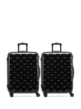 Next Flight Knight Gold Set of 2 Large Hardcase Travel Suitcases 28 Inch- Buy online at McGrocer