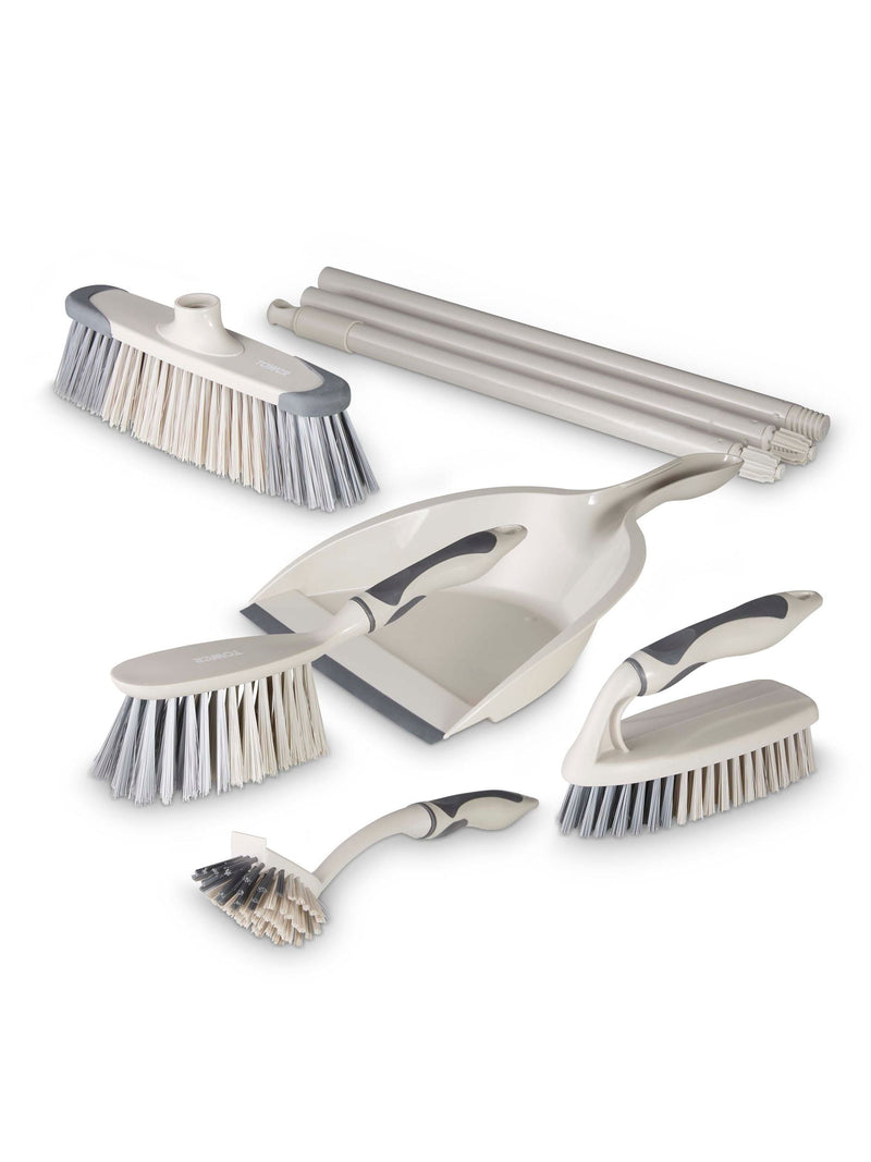 Tower grey 8 piece cleaning set - British product