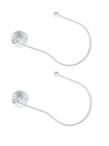 Laura Ashley swing holdbacks matt white set of 2 - British product