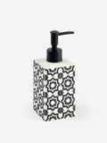 Soap Dispenser Monochrome Geo print, imported from the UK