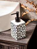Soap Dispenser Monochrome Geo print, imported from the UK