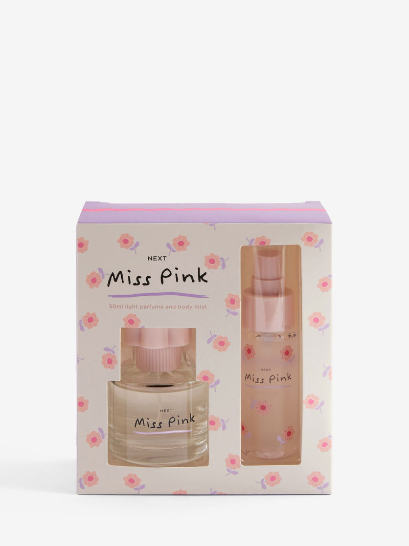 Miss Pink Kids Light Perfume and Body Mist Gift Set 50ml, UK version